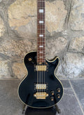Aria Matsumoku HB Les Paul Bass — 1970s Lawsuit Era, Long Scale, Custom Black + Video Demo