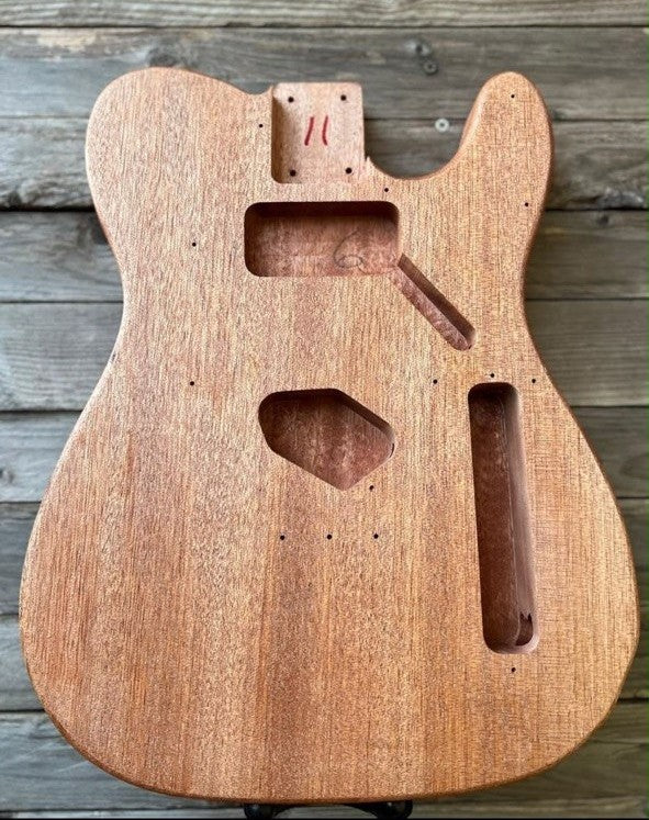 Corpo Telecaster – Mogano massiccio (1,9kg)