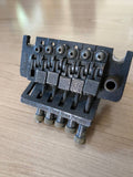 Vintage Jackson JT6 Floyd Rose Licensed Tremolo Bridge — Black Finish, Made in Taiwan, As-Is / Incomplete (For Parts/Project)