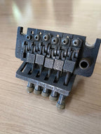Vintage Jackson JT6 Floyd Rose Licensed Tremolo Bridge — Black Finish, Made in Taiwan, As-Is / Incomplete (For Parts/Project)