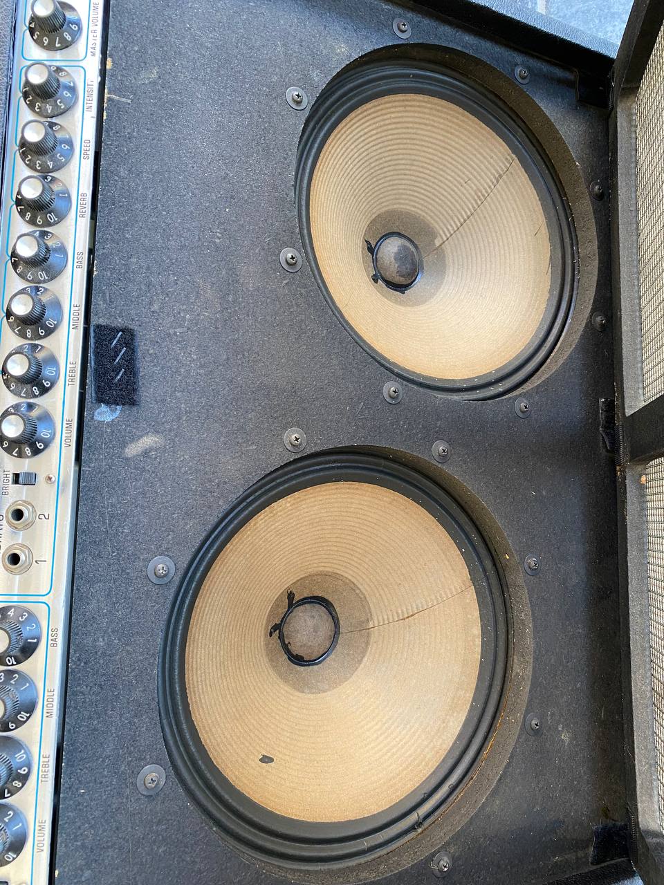 Fender Twin Reverb 100-Watt 2x12" Guitar Combo Amp 1973 - Silverface w/ Original Oxford Special Design Speakers