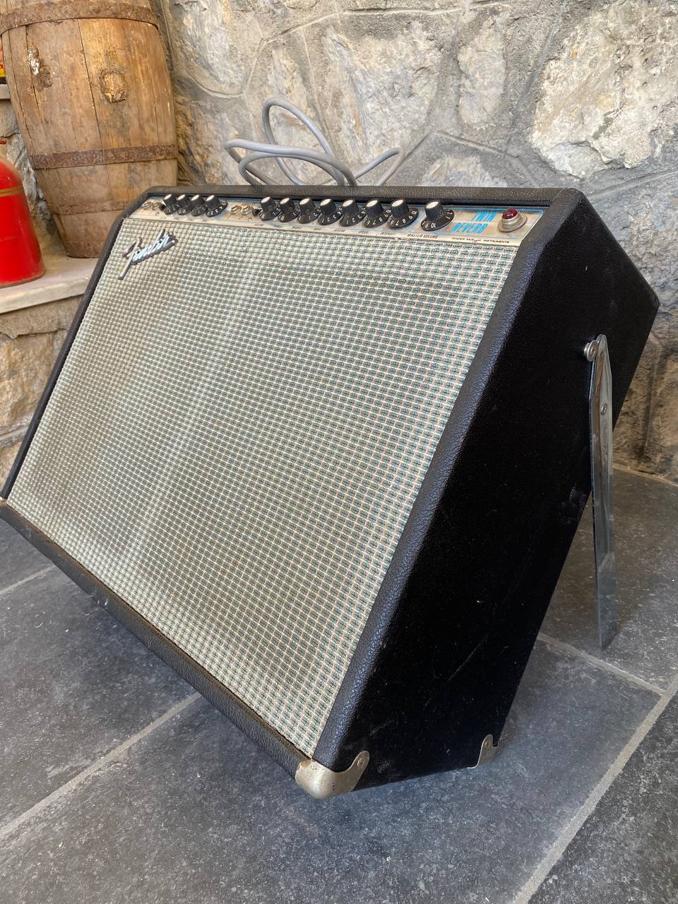 Fender Twin Reverb 100-Watt 2x12" Guitar Combo Amp 1973 - Silverface w/ Original Oxford Special Design Speakers