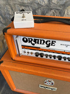 Orange Rockerverb 50 MK1 Head (UK Made) + Rare Slant PPC412 Angled Cabinet - Half Stack
