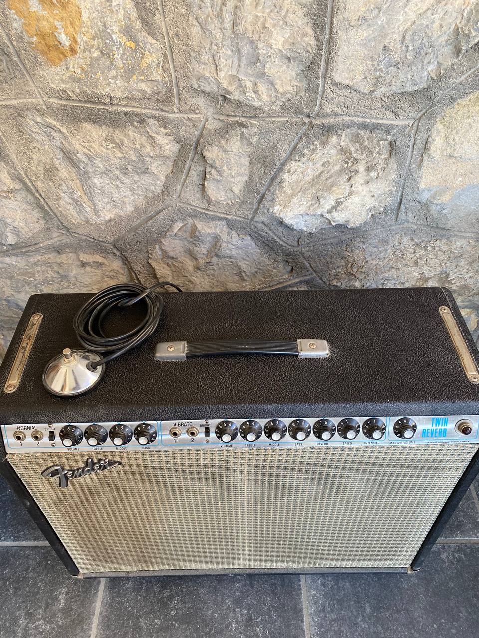 Fender Twin Reverb 100-Watt 2x12" Guitar Combo Amp 1973 - Silverface w/ Original Oxford Special Design Speakers