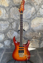 1995 Vantage 728 GDT Antique Violin Sunburst Superstrat