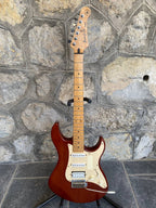 Yamaha Pacifica 112M Electric Guitar - Natural Walnut Finish - Maple Fretboard - HSS