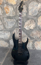 Ibanez RG370DX Black (Made in Indonesia) — Sharktooth Inlays + Video Demo