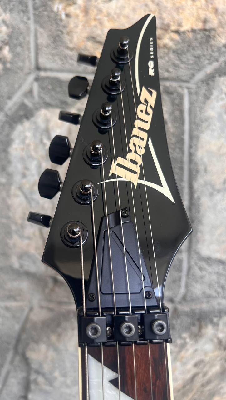 Ibanez RG370DX Black (Made in Indonesia) — Sharktooth Inlays + Video Demo