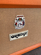Orange Rockerverb 50 MK1 Head (UK Made) + Rare Slant PPC412 Angled Cabinet - Half Stack