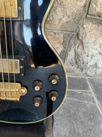 Aria Matsumoku HB Les Paul Bass — 1970s Lawsuit Era, Long Scale, Custom Black + Video Demo