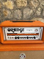 Orange Rockerverb 50 MK1 Head (UK Made) + Rare Slant PPC412 Angled Cabinet - Half Stack