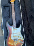 Vintage 1980s Fender Rectangular Hardshell Guitar Case - Original
