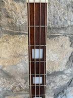 Aria Matsumoku HB Les Paul Bass — 1970s Lawsuit Era, Long Scale, Custom Black + Video Demo