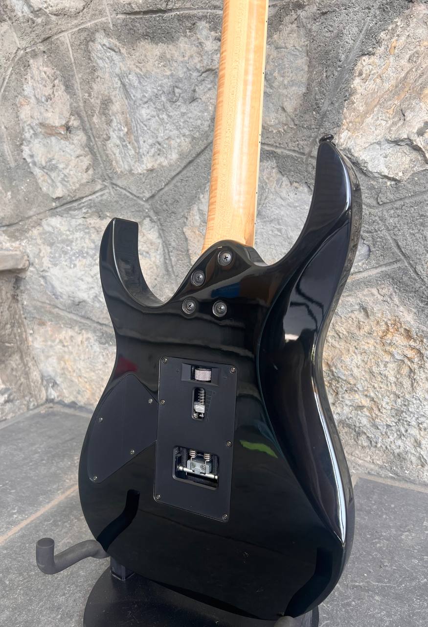 Ibanez RG370DX Black (Made in Indonesia) — Sharktooth Inlays + Video Demo